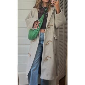 FREE PEOPLE Alma Duffle Coat in Gray Size XS